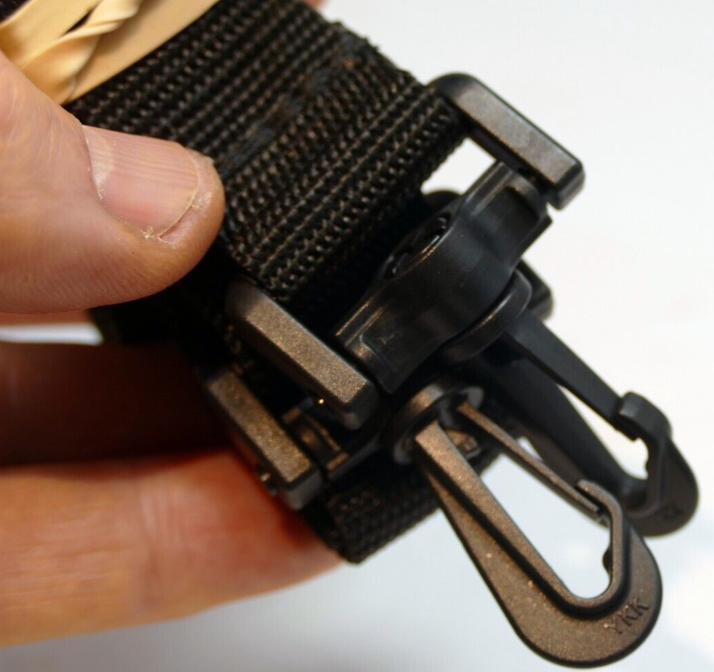 Shoulder Strap 2.5cm wide for camera case bag snap on clips swivel sturdy clips
