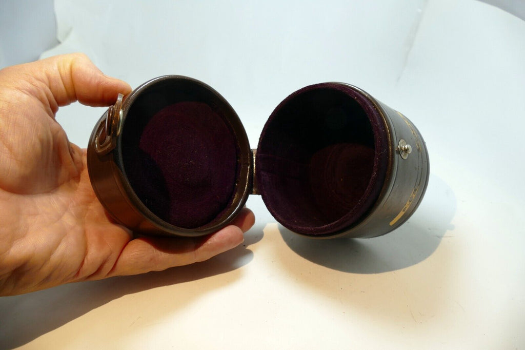 NIKON Nippon Kogaku Leather Hard Case for 28mm f2.8 f3.5 lens fits 50mm f1.8