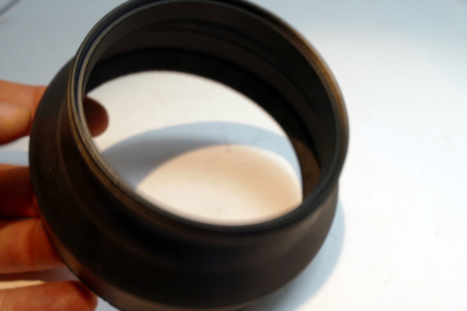 77mm Female Thread Lens Hood Shade rubber collapsible threaded