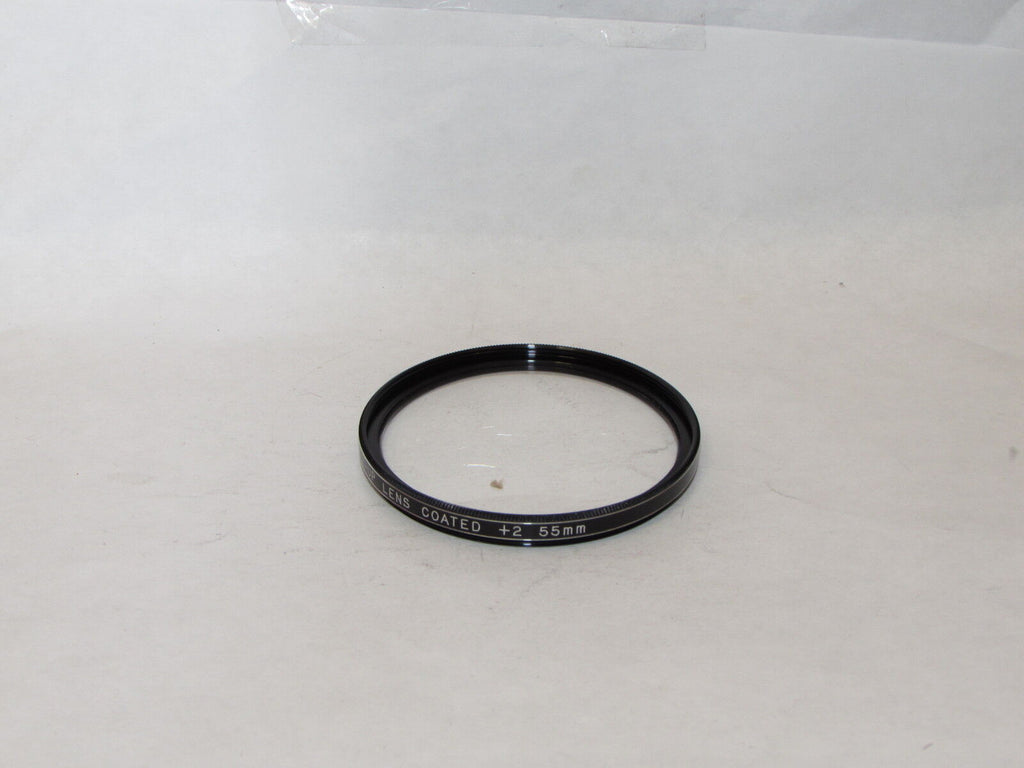 Used Asanuma Coated Close-Up Lens +2 Macro 55mm Lens Filter Made in Japan O32943