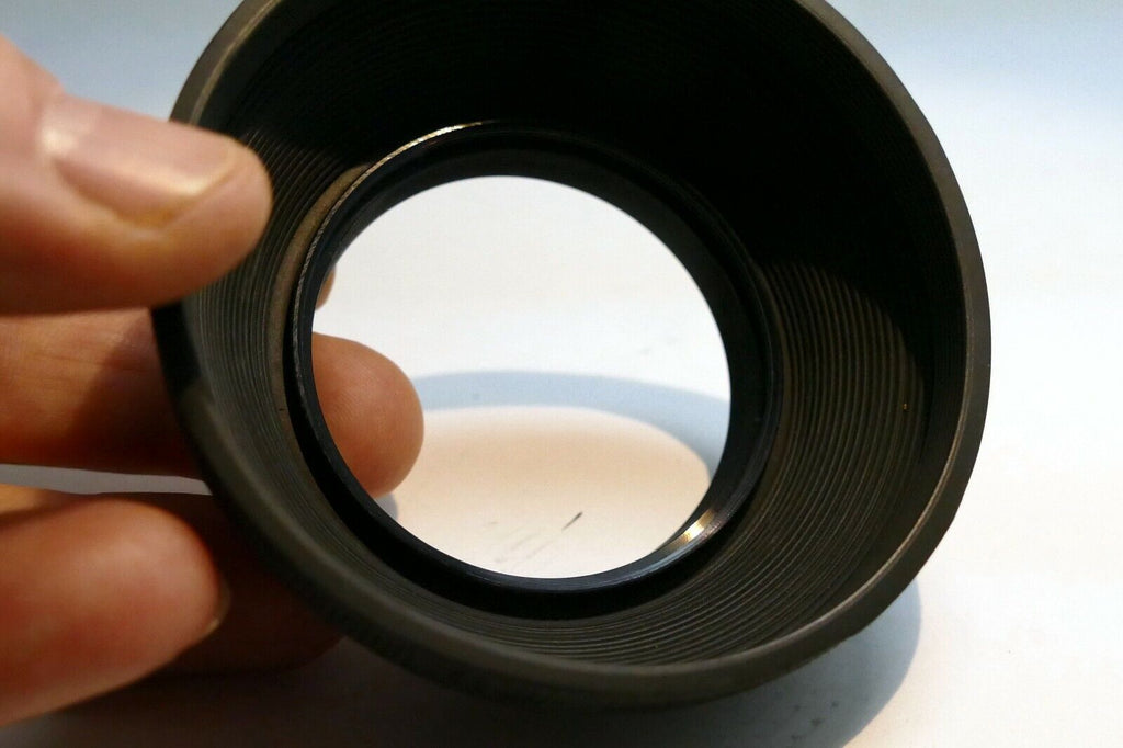 52mm rubber lens hood shade for normal 50mm f1.8 to medium telephoto 85mm f2.8