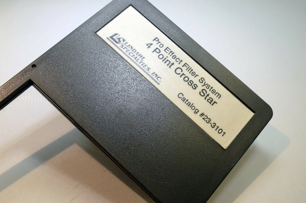 Lindahl 4-Point Cross Star CS Lens Filter drop in square 3X3" 23.3101
