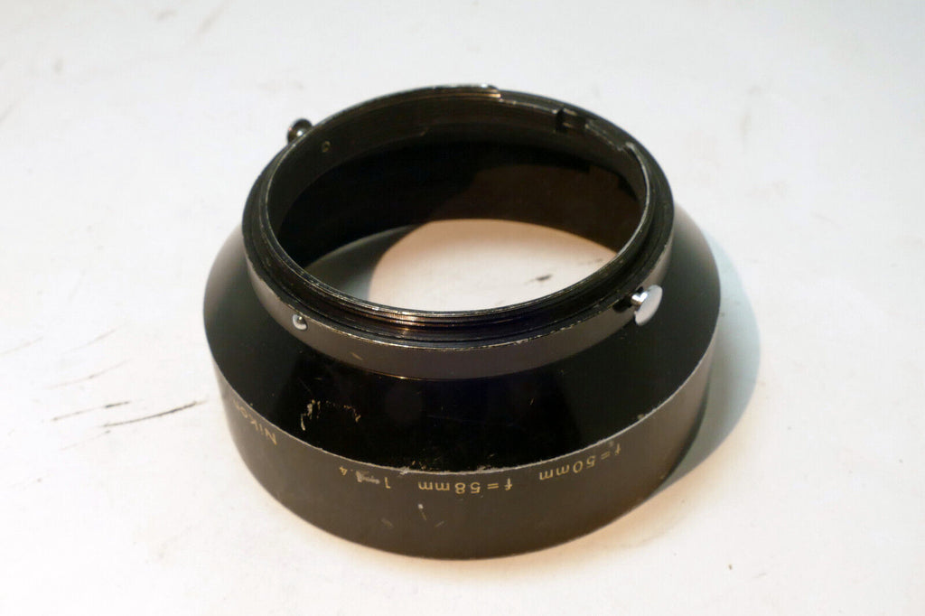 Nikon F Nikkor  Lens Hood Metal for 50mm 58mm f1.4 Ai-s Non-Ai