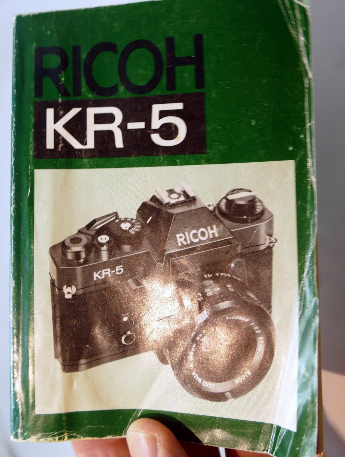 Ricoh KR-5 camera Instructions manual Guide English E It Sv Fr Ned