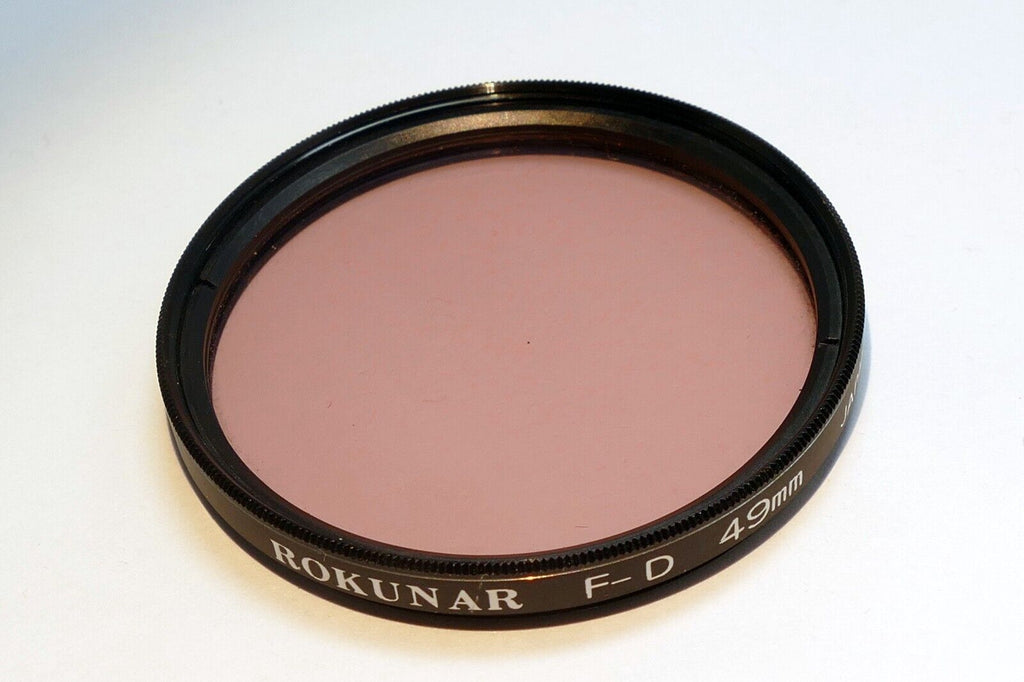 Rokunar 49mm Lens Filter  F-D FL-D  fluorescent to daylight conversion
