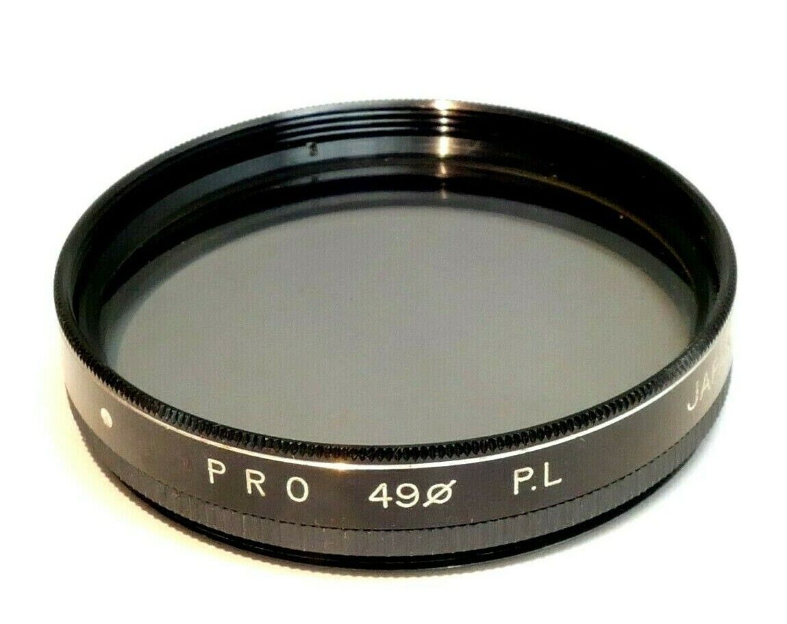 PRO  Polar 49mm Filter PL P.L.  Linear Polarizer  vintage
