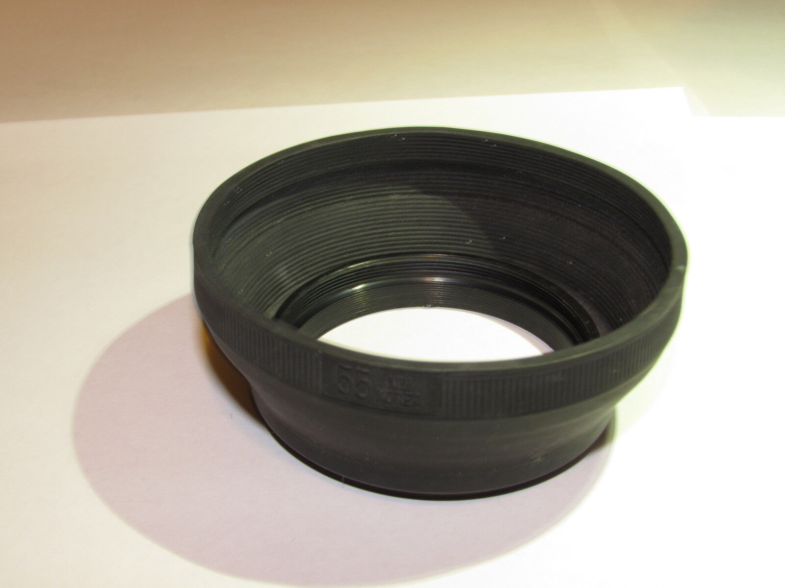 Vintage 55mm Collapsible Rubber Lens Hood Made in Korea 6410029