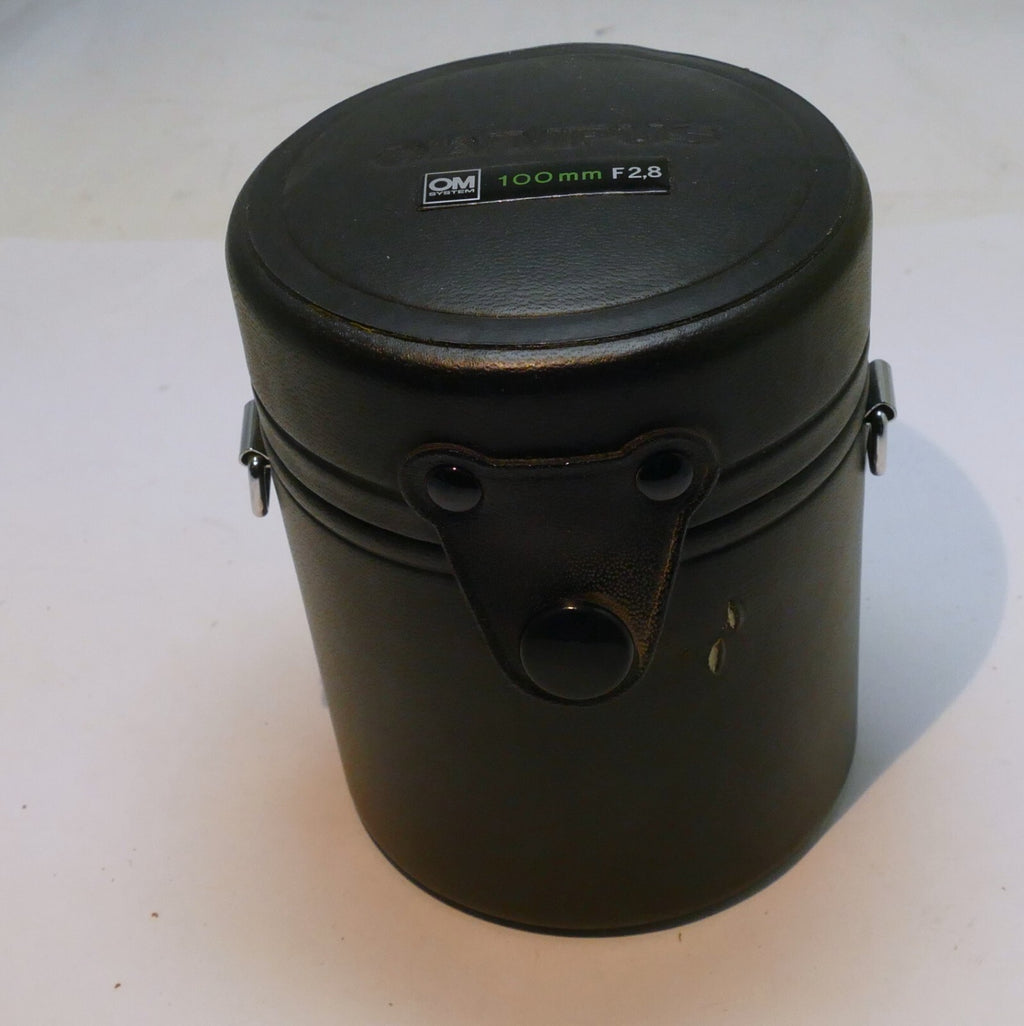 Olympus Hard Lens Case for OM 100mm f2.8 genuine OEM fits 85mm f2 Zuiko OM
