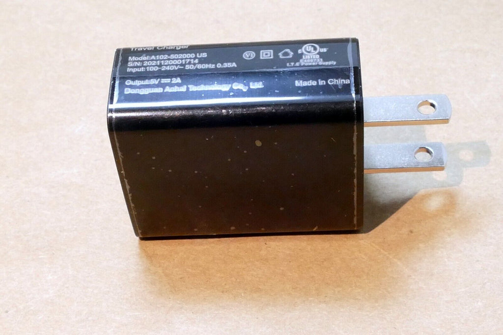 USB Travel Charger model A102-502000 US wall plug
