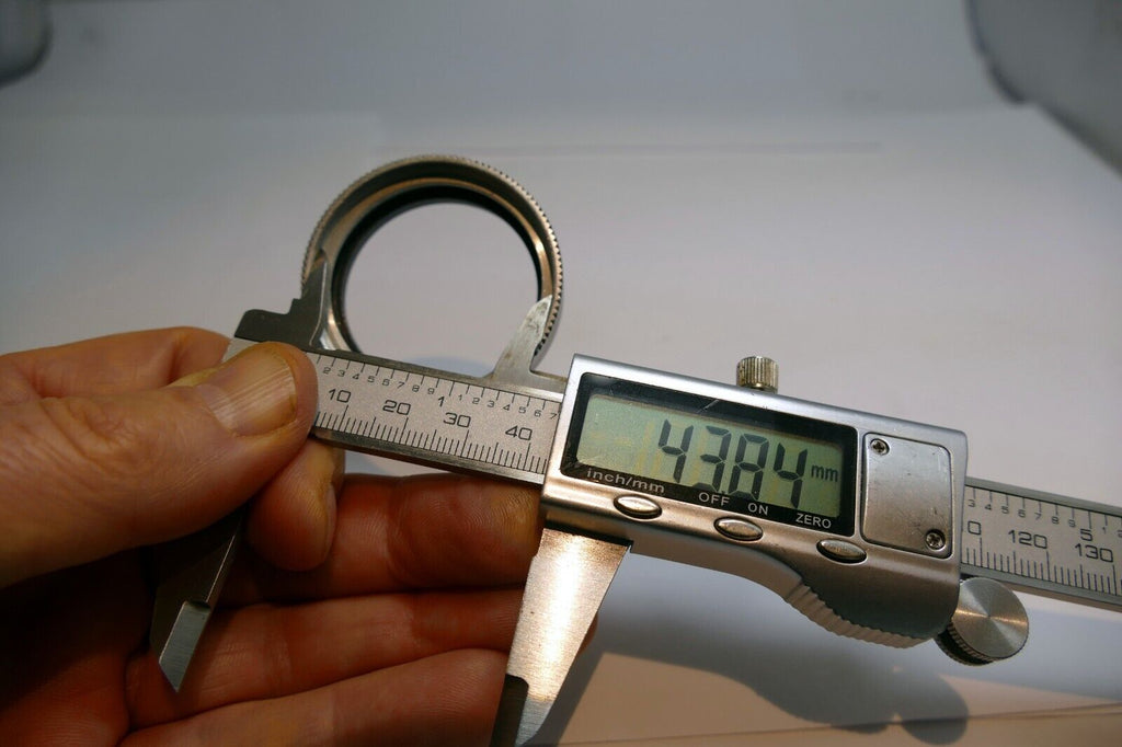 39mm to 44.5mm series VI 6 holder adapter w/ retaining ring # 614 - slip on type