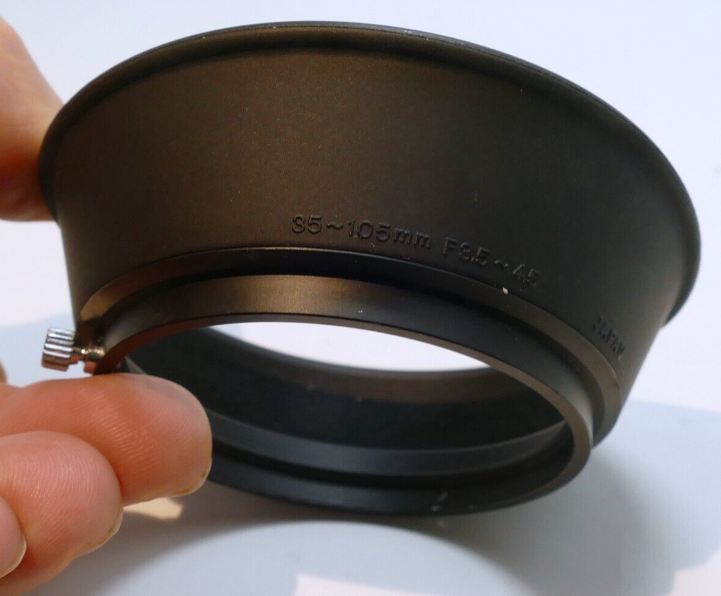 55mm Olympus OM 35-105mm f3.5-4.5 lens hood shade - OEM Genuine fits 24mm f2.0