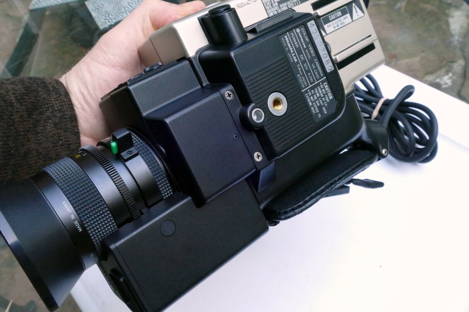 Hitachi VK-C840 Color Video camera 8.5-51mm f1.2 lens  - AS IS not tested