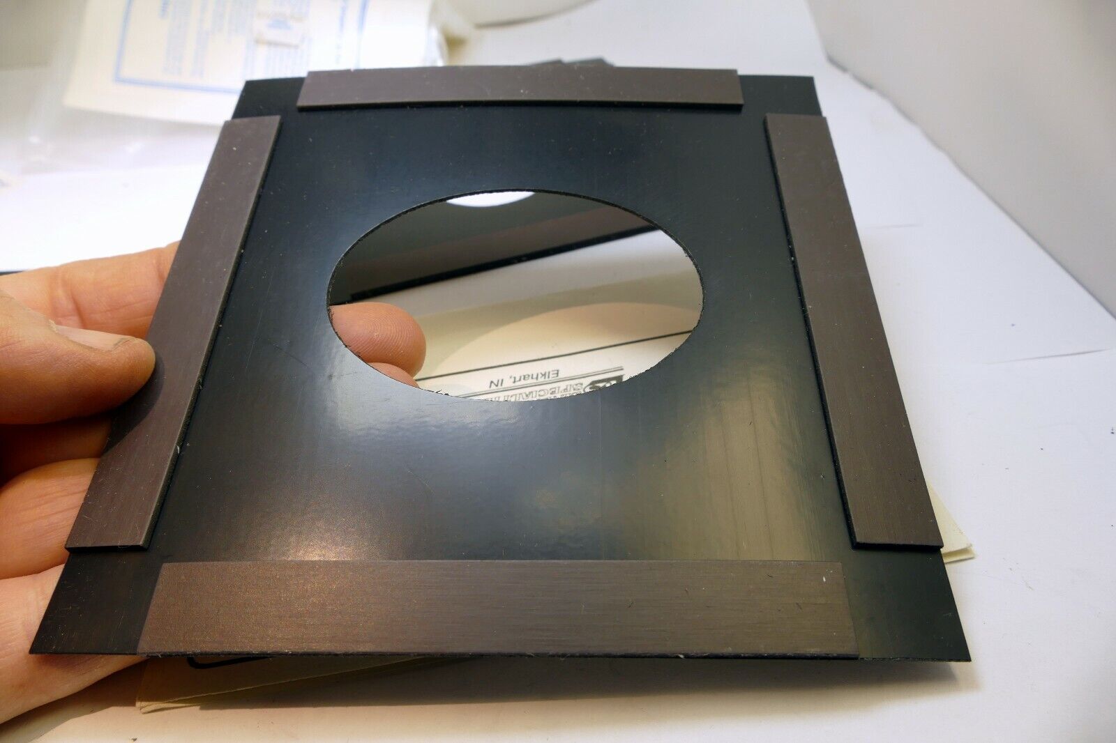 Lindahl Vignette set of four Magnetic Black Masks 5X5" for Bellow Shades 