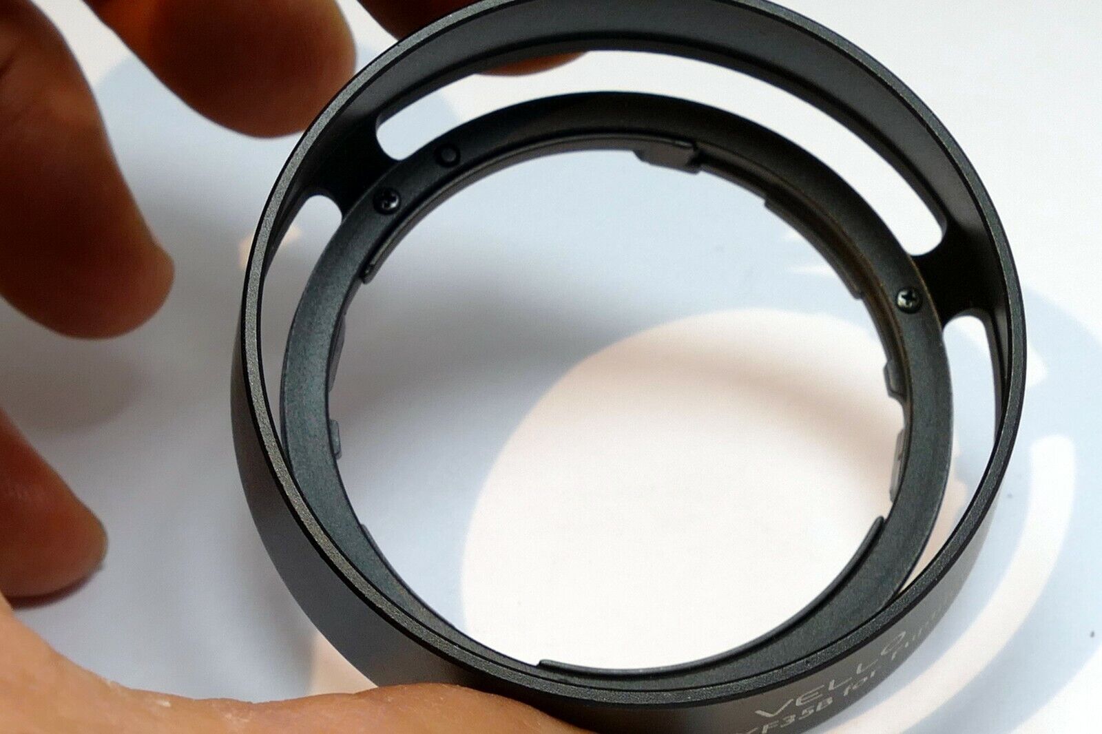 Xf35B Lens Hood For FUJIFILM's 35mm f/2 R WR & 23mm f/2 R WR lens shade vented m