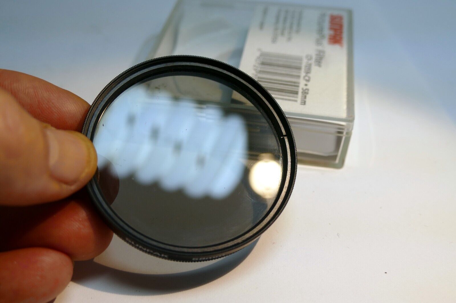 Sunpak Circular Polarizer C-PL 58mm Lens Filter Polar C. P. L.