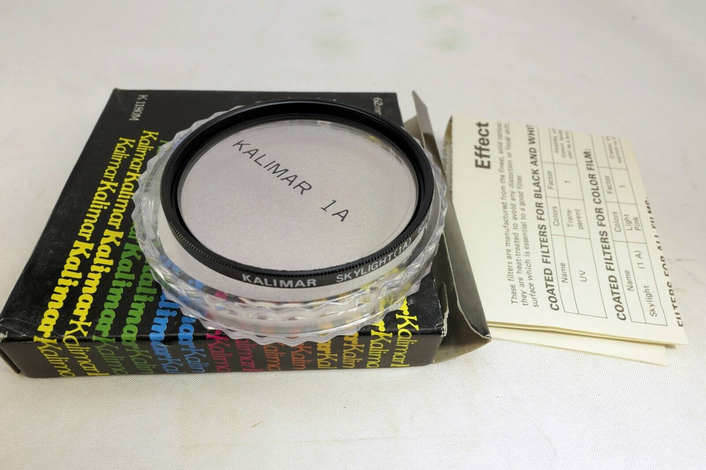 KALIMAR 62mm 1A skylight Lens Filter  - - -  old stock - never been used - boxed