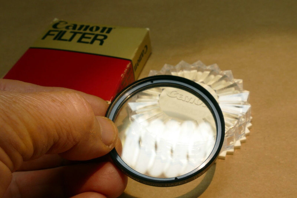 52mm Filter Canon UV Haze-1  USA Boxed  -  mint  - genuine OEM