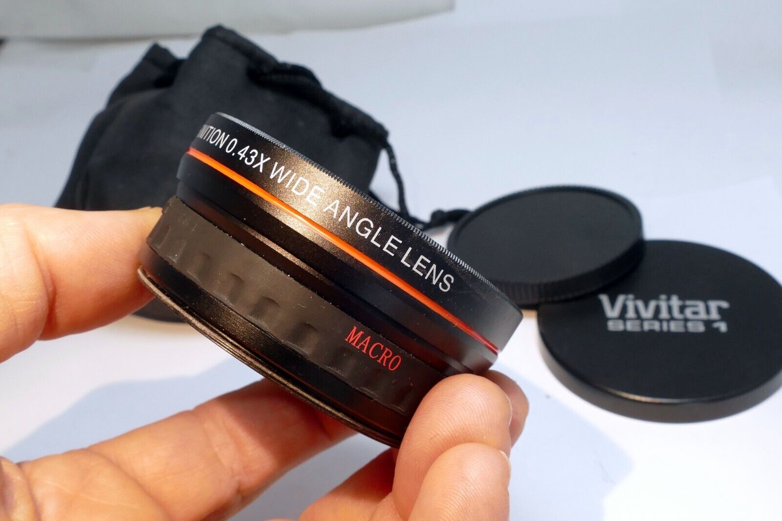 Series 1 58mm professional 0.43X wide angle lens HD for DC DV camcorder AUX