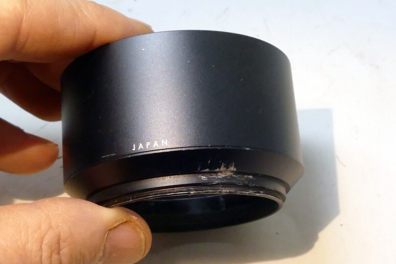 55mm Lens Hood Shade for Miranda 135mm f2.8 13.5cm Metal DAMAGED FOR PARTS AS IS