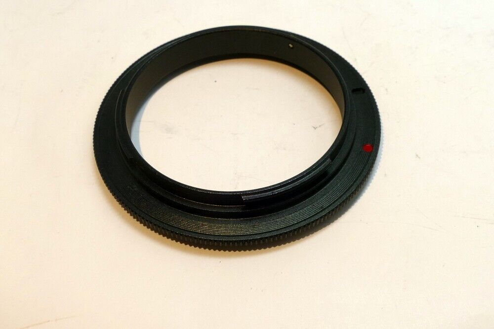 58mm Macro Close-Up Reverse Lens Adapter Ring For Canon EOS R mirrorless cameras