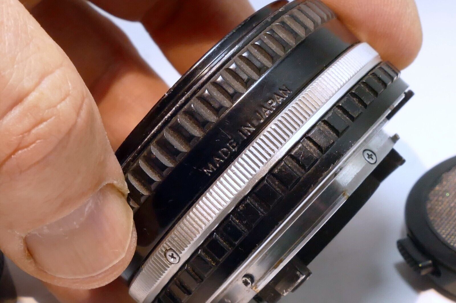 Nikon E series 50mm f1.8 Ai-s Lens prime pancake with little bit of fungus