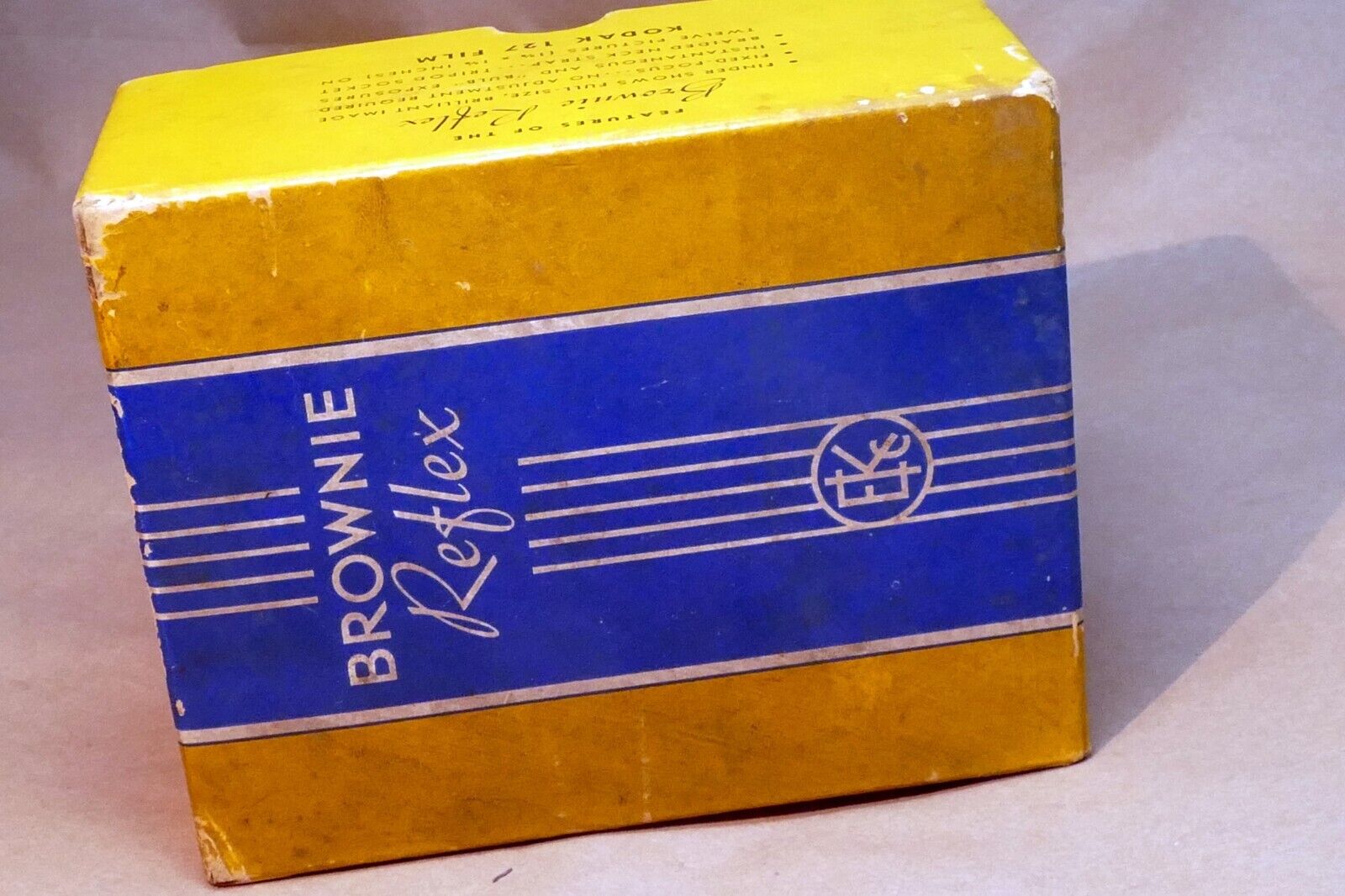 Kodak Brownie Reflex 127  Empty Box (only ) for camera vintage