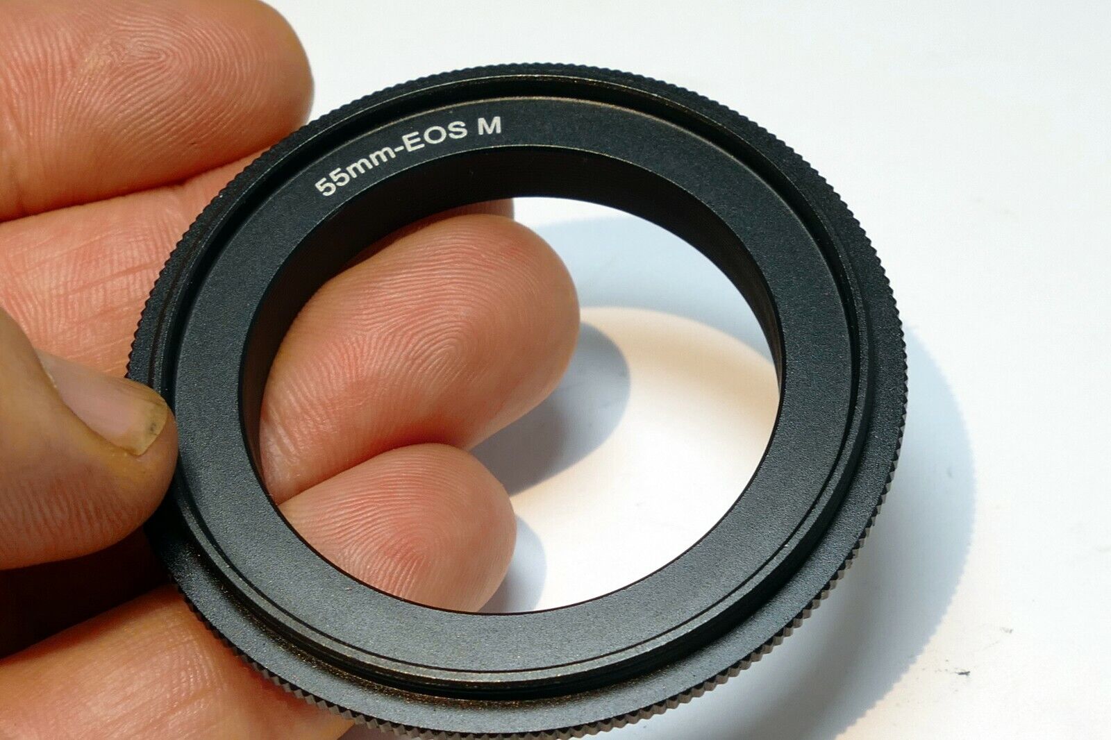55mm Macro Reverse Adapter Ring for Canon EOS M M2 EF-M mount mirrorless cameras