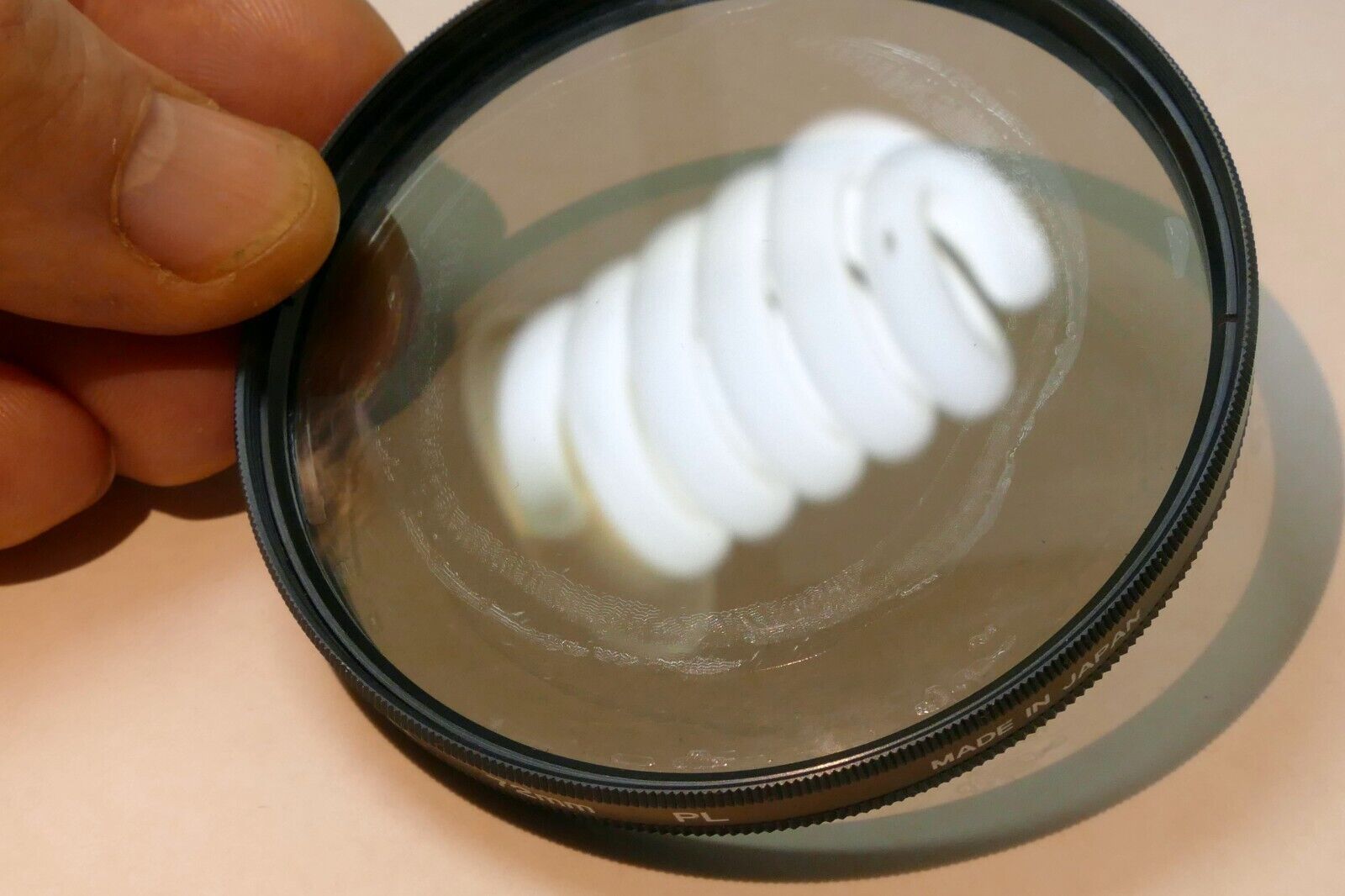 Digital 72mm PL Filter Polarizing Polar - DAMAGED coating, separation for artist