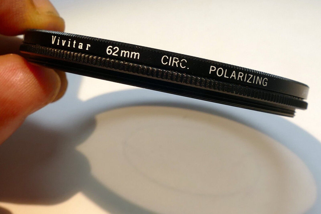 Vivitar  62mm filter Circ. Polarizer circular C-PL Thin Slim profile Wide Angle