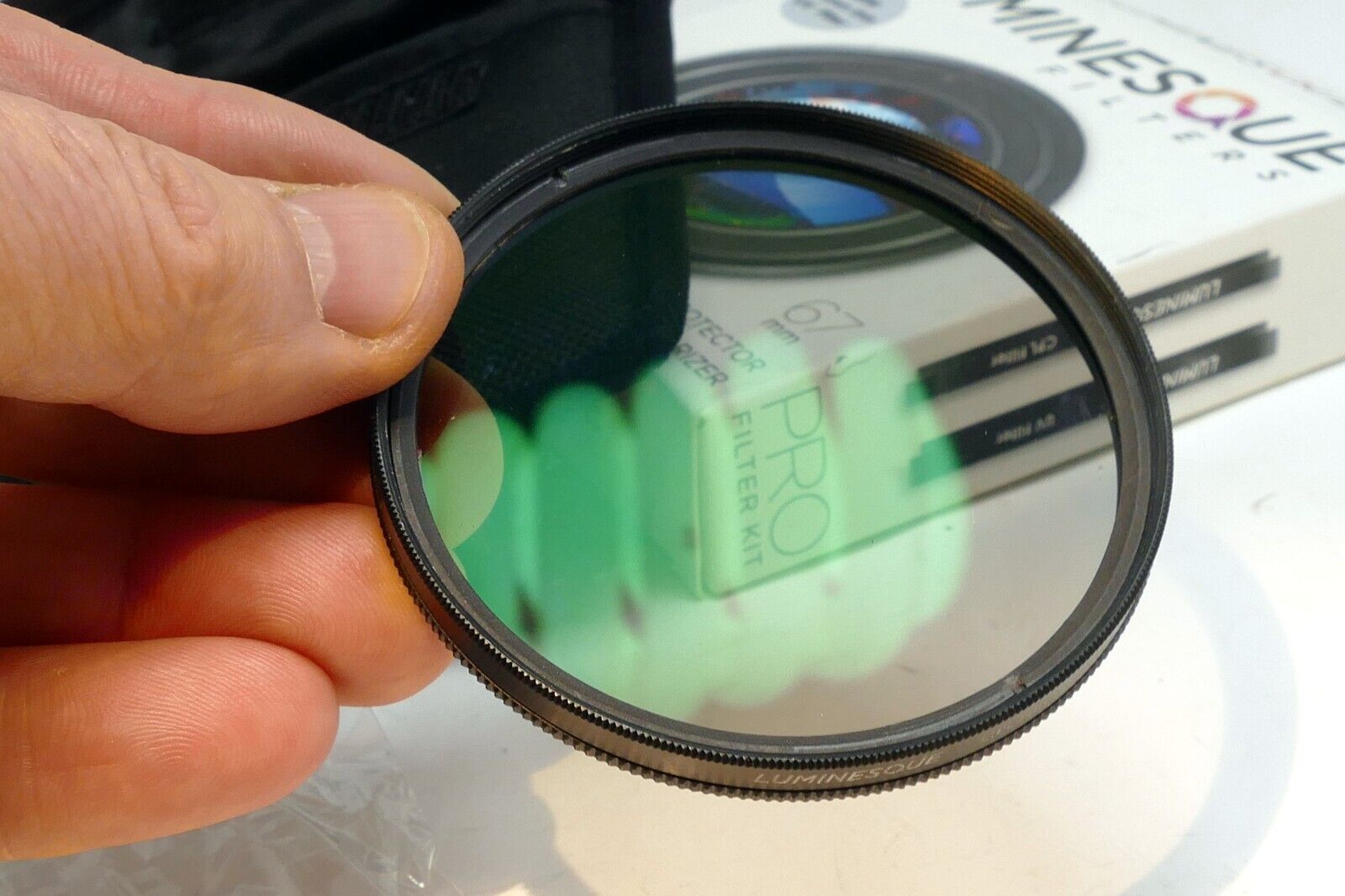 Luminesque 67mm Filter C-PL Circular Polarizer with soft case wallet