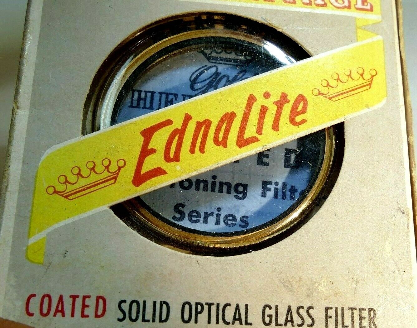 Ednalite series 5 V Lens filter drop in type 30mm OD CTB-3 82-B Light Blue cool