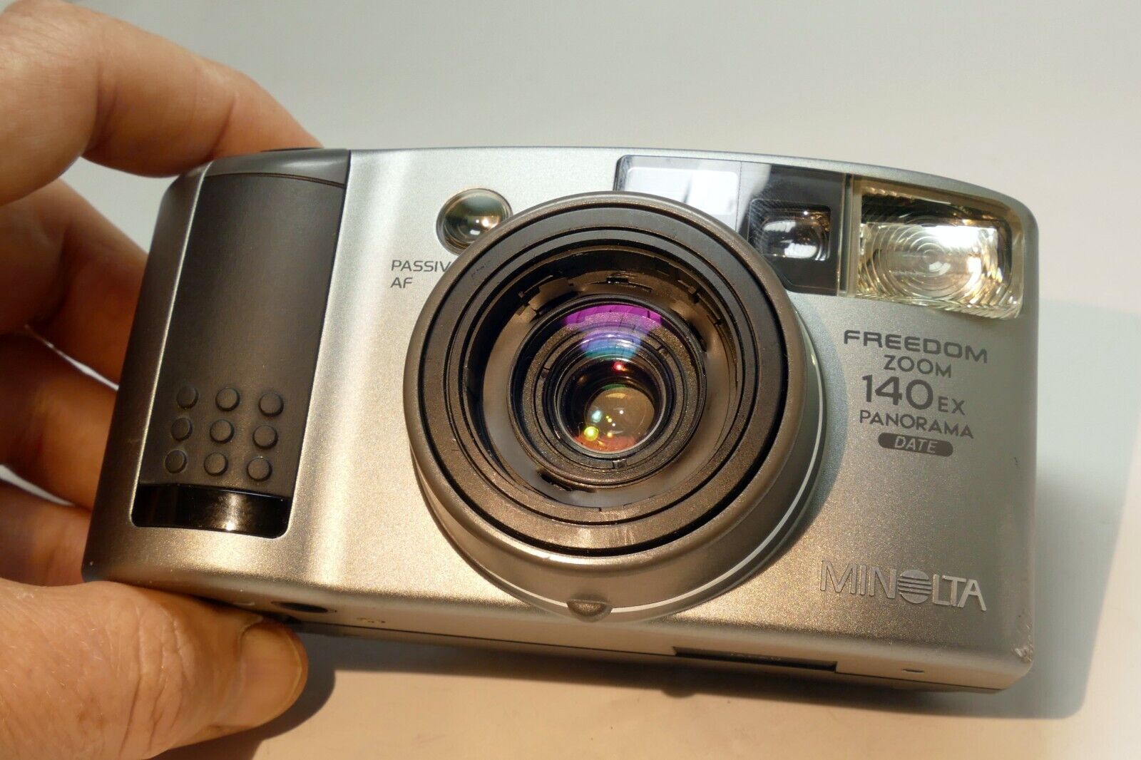 Minolta Freedom Zoom Panorama 140EX Point Shoot 35mm Film Camera AS IS untested