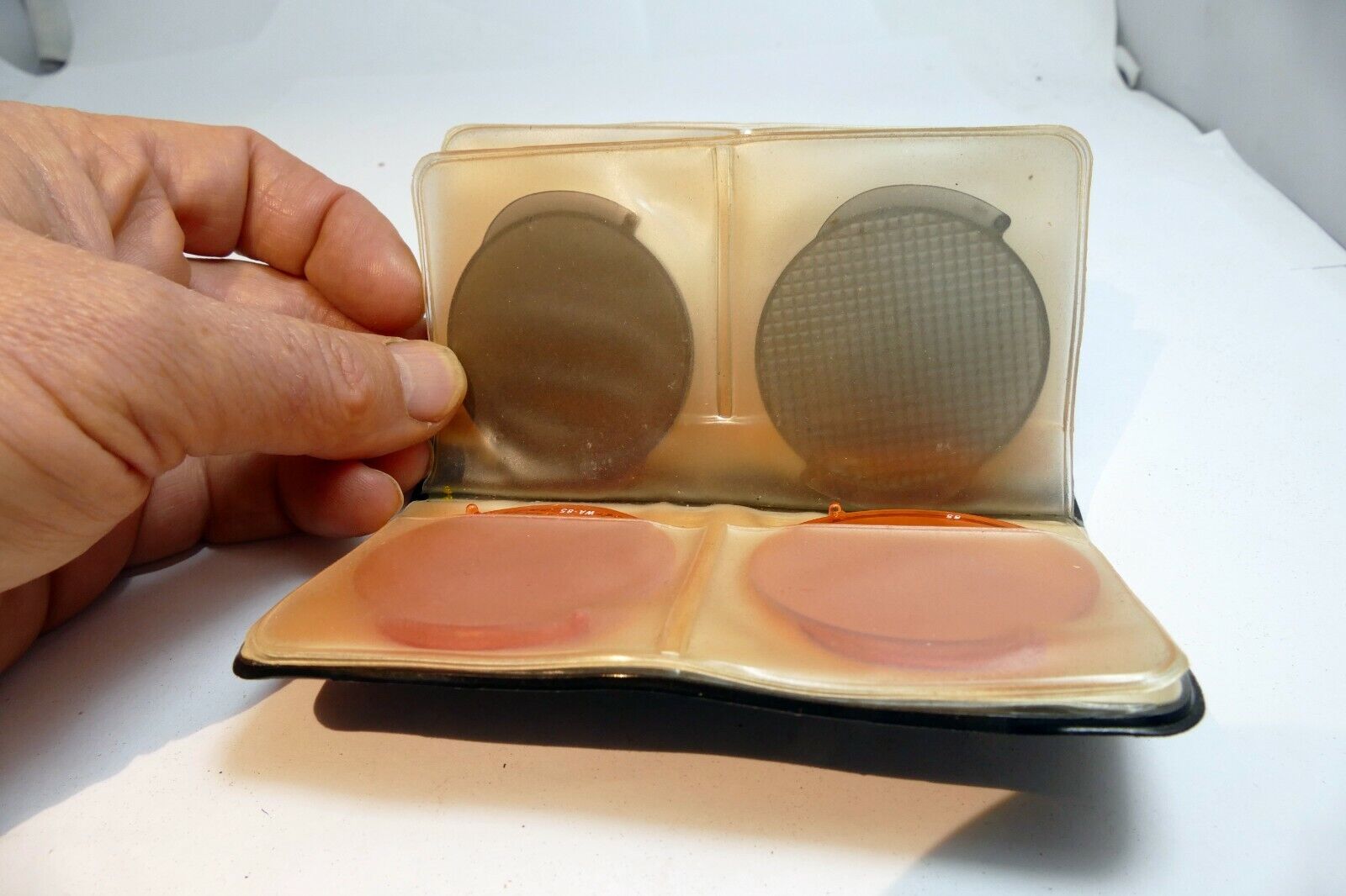 Diffuser and ND Filter kit for Flash orange ND2 ND4 UV round 47mm OD