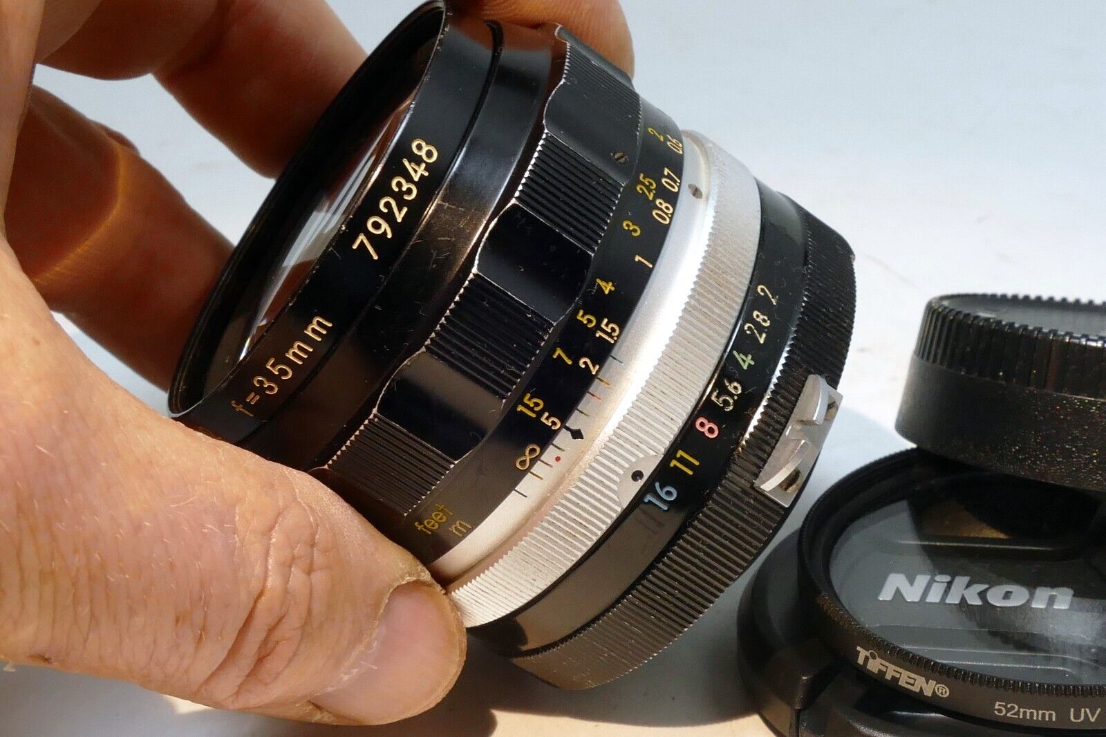 Nikon Nikkor-O 35mm f2 AI F Prime lens f2.0 (home Ai'd) - AS IS Parts or Repair