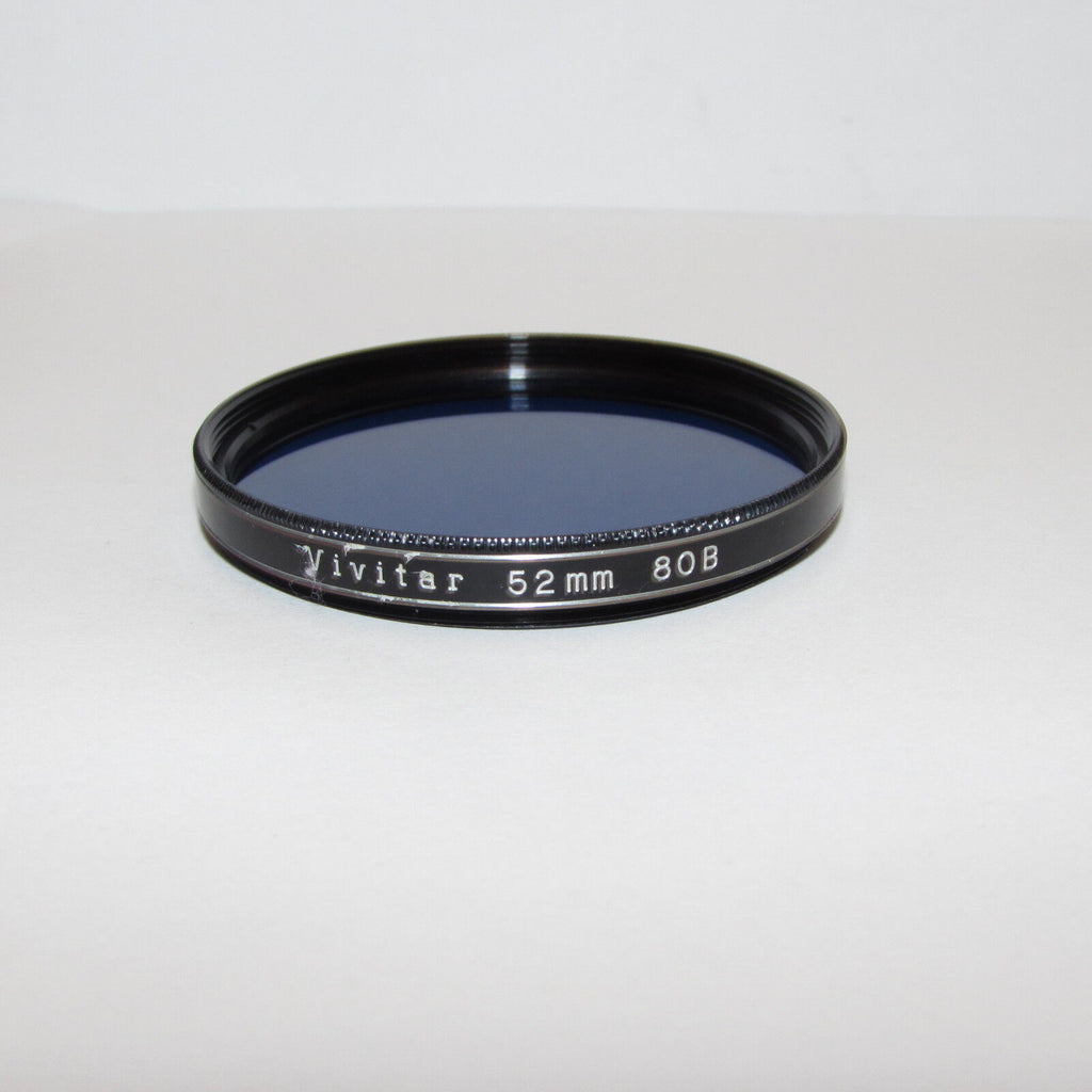 Used Vivitar 80B BLUE 52mm Lens Filter Made in Japan O30838
