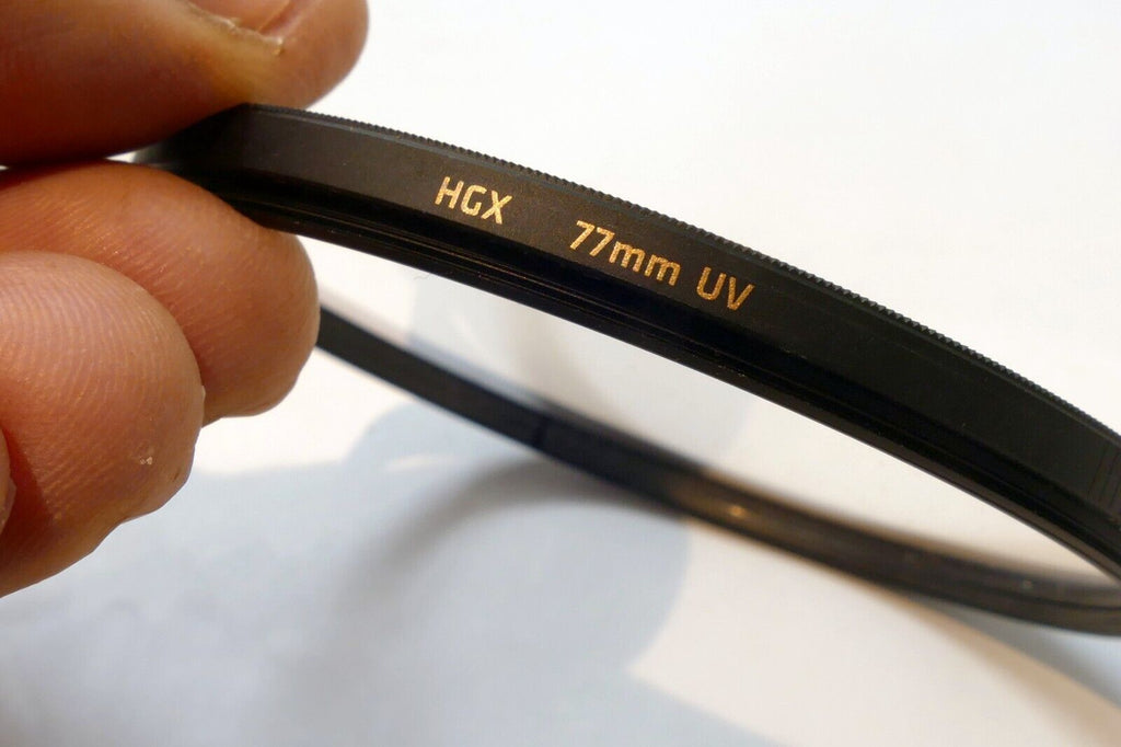 Promaster 77mm UV HGX  Filter Clear Low profile for wide angle - w/ ribbed rim