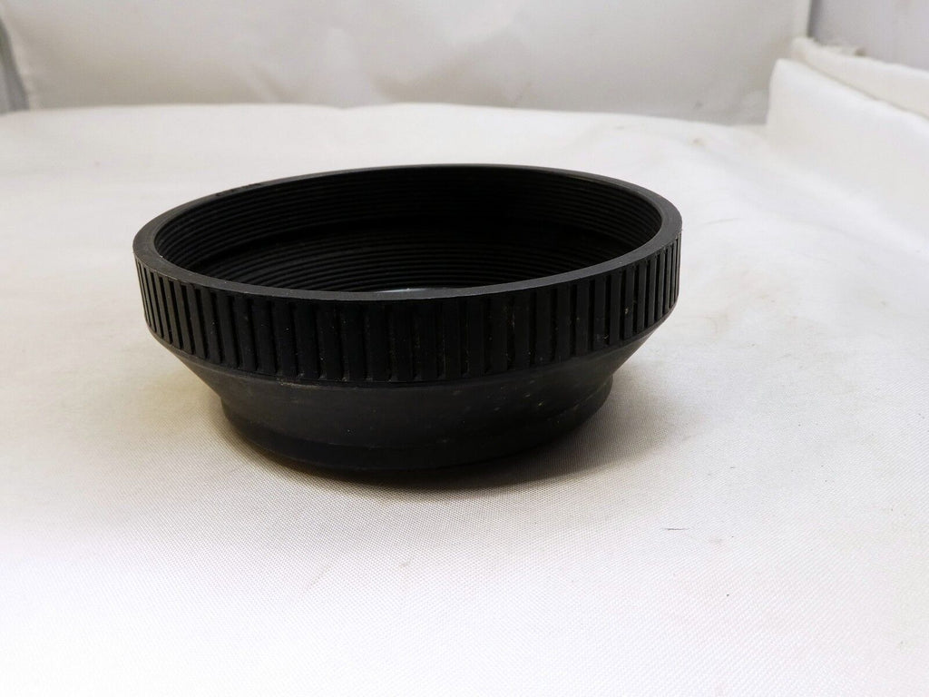 52mm Rubber Lens Hood with plastic rim  made in Japan with threads in the front