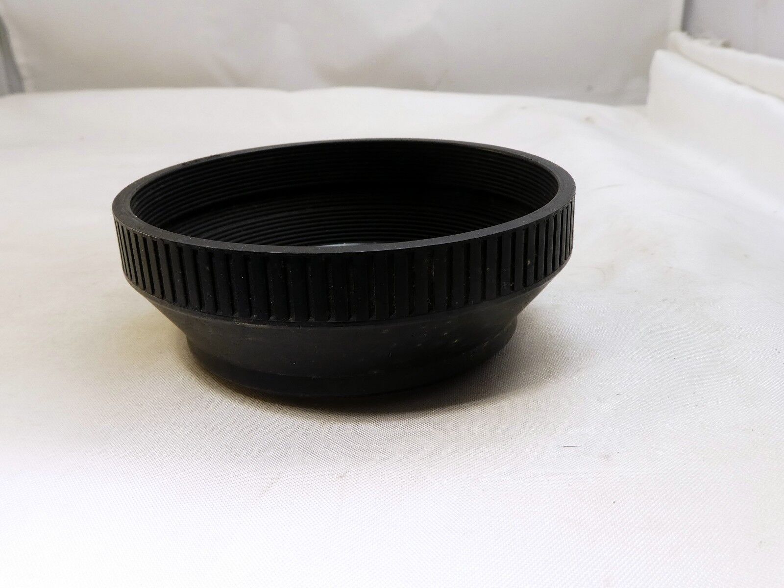 52mm Rubber Lens Hood with plastic rim  made in Japan with threads in the front