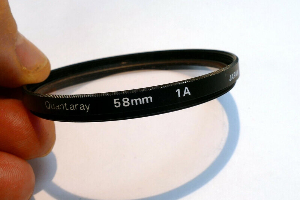 Quantaray 58mm Skylight 1A sky Glass Filter made in Japan