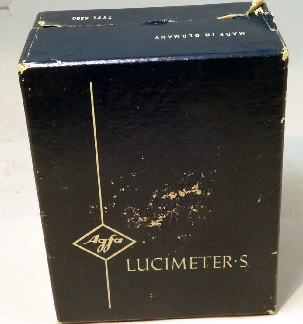 Empty box for AGFA LUCIMETERS S  meter