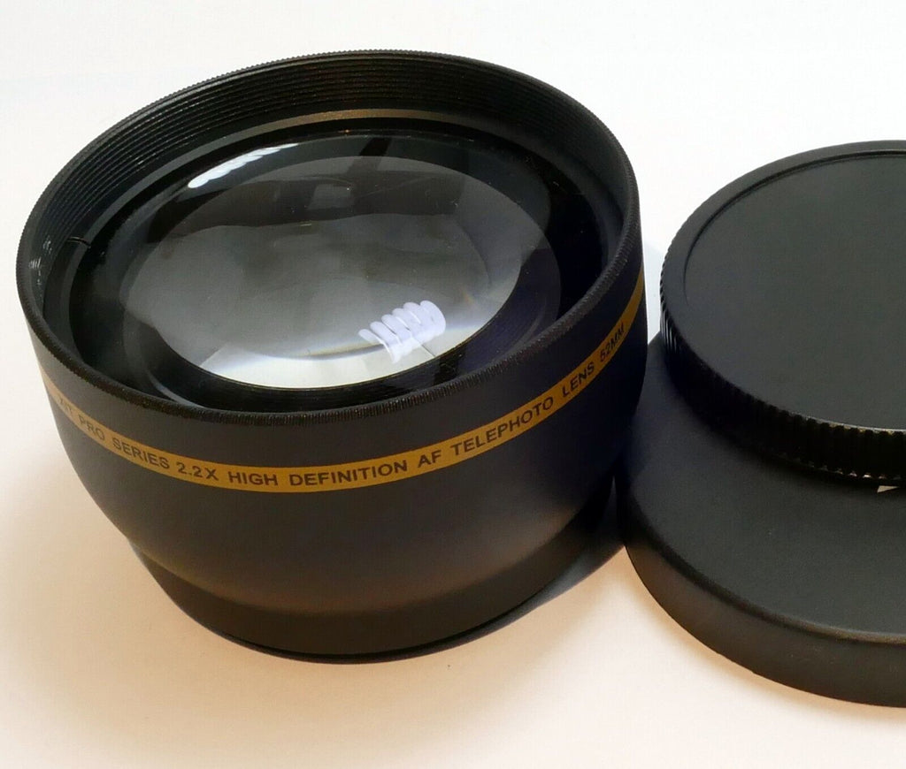 52mm XIT PRO HD 2.2X AF Telephoto LENS AUX for Sony Canon auto focus