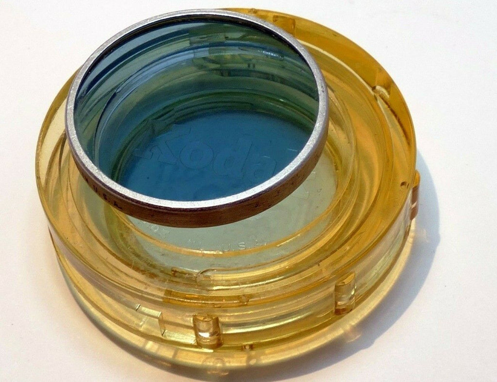 Kodak Photoflood  no 80B Blue  drop in series 6 VI  filter 41.3mm