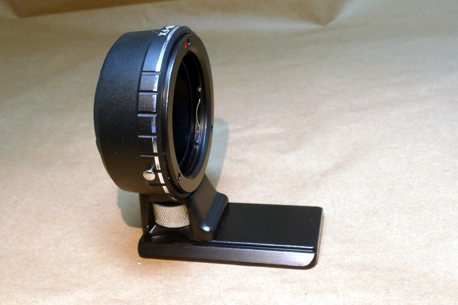 Minolta MD/MC Lens to FX Camera mount adapter Fuji Fujifilm X-Pro w/ Tripod Shoe