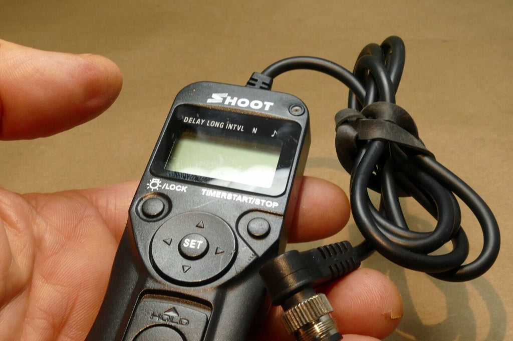 Timer Remote Shutter Release For Nikon with 10-Pin Connection D810 D3X cameras