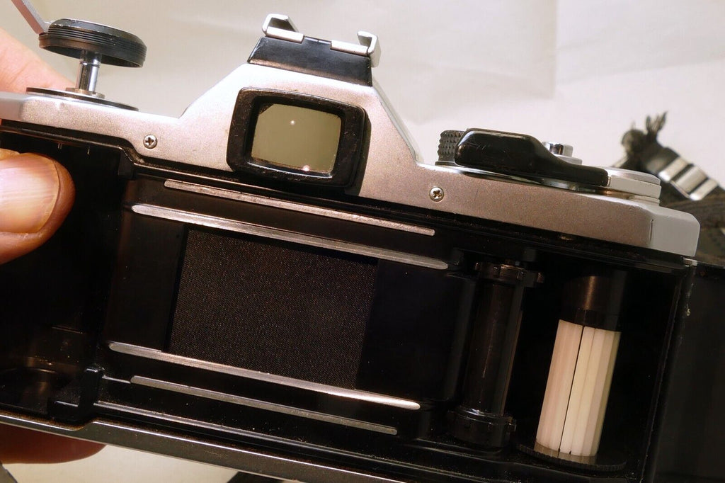 Pentax MX 35mm SLR Camera Kit w/ 50mm SMC F2 PK Lens - 3 F stops overexposes