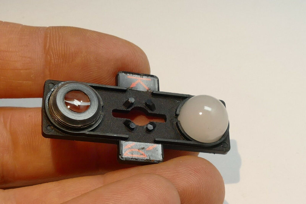 Lens filter dome clear and white