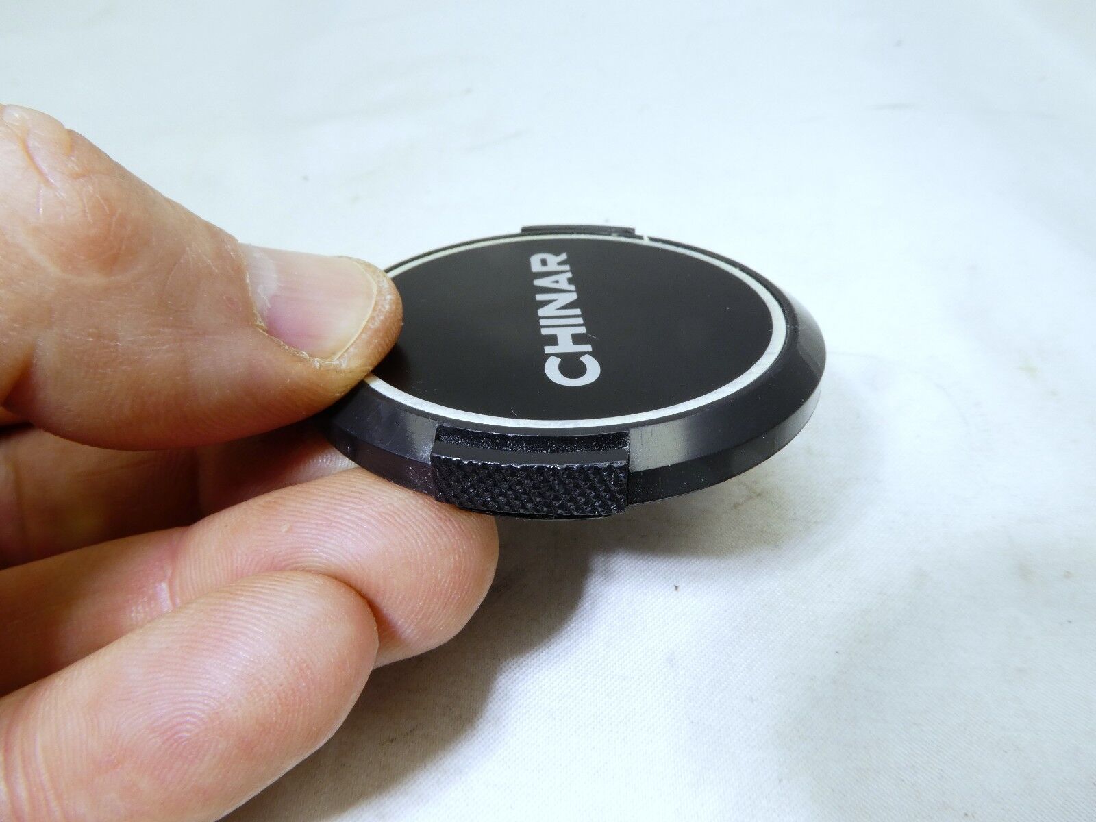 Chinar front lens cap snap on type plastic 52mm  vintage