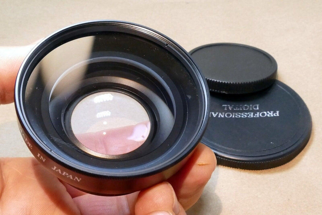 52mm Vision Optics 0.48X Wide Angle Lens with 52mm Hoya sky filter attached