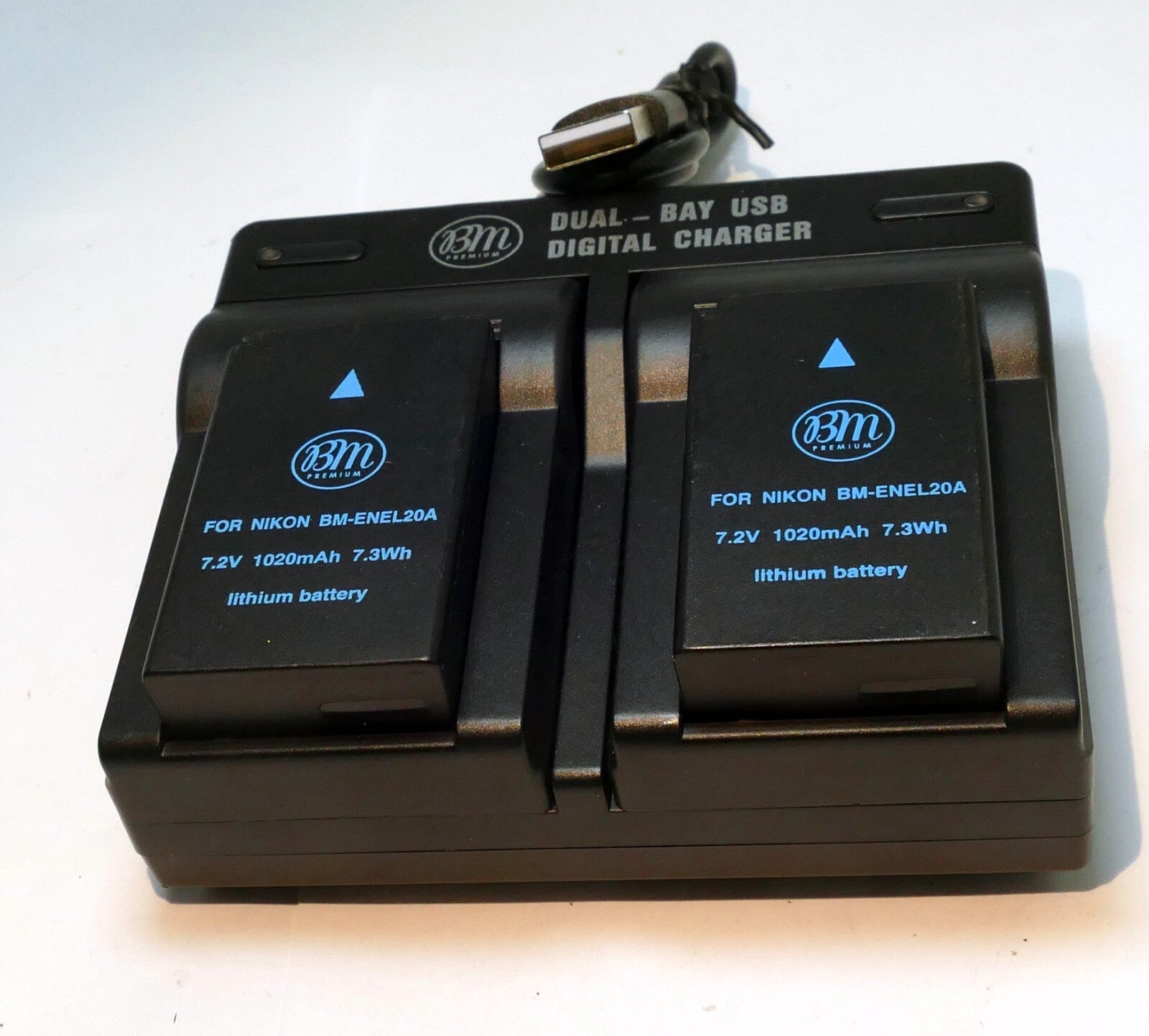 DUAL charger w/2 x EN-EL20a battery replacement for camera 1 V3 Mirrorless