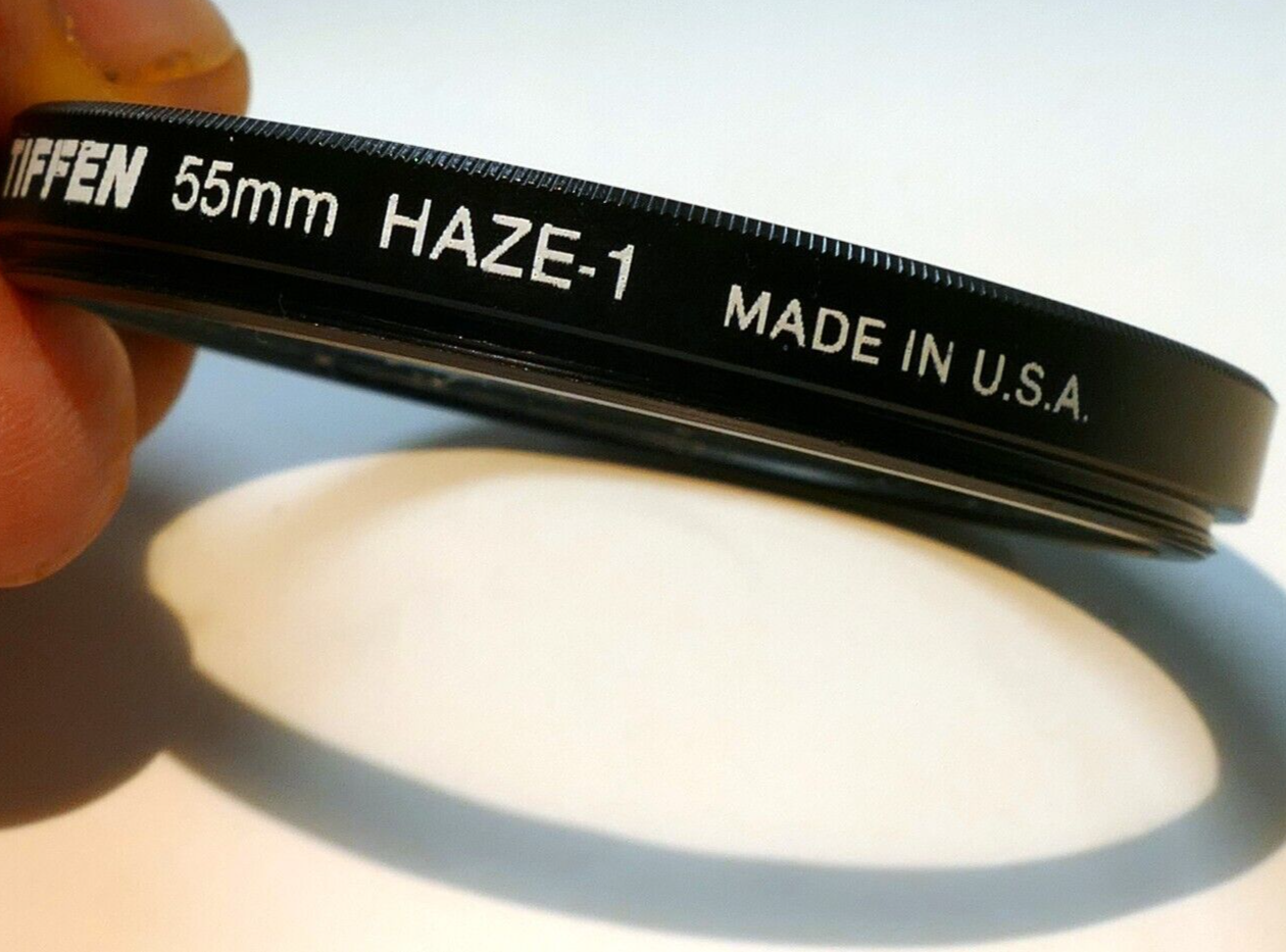 55mm HAZE- 1 TIFFEN OPTICAL GLASS  Filter UV Made in  USA